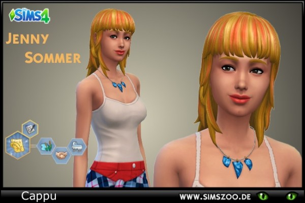 Blackys Sims 4 Zoo: Jenny Sommer by cappu