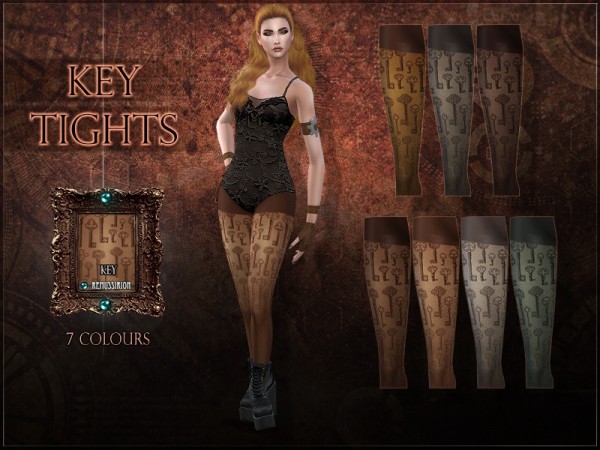  The Sims Resource: Key Tights by RemusSirion