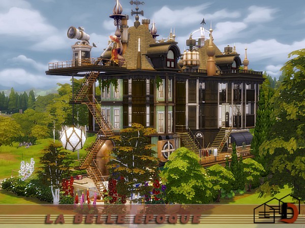  The Sims Resource: La Belle Epoque house by Danuta720