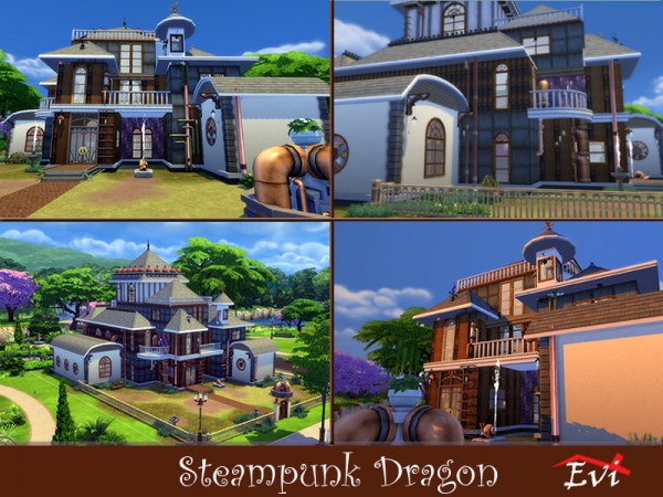  The Sims Resource: Steampunk Dragon by evi