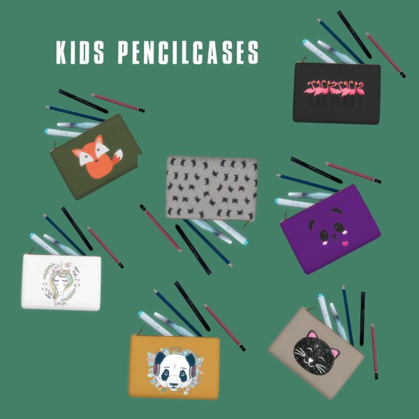  Leo 4 Sims: Kids Pencilcases