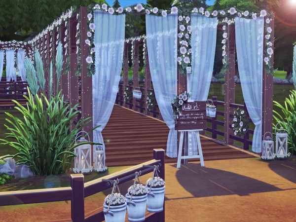  The Sims Resource: Romantic Lake   Wedding Venue by Sooky