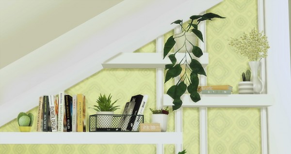  Liney Sims: Green Nature Apartment Room