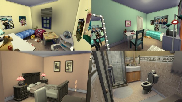  Mod The Sims: Americana Suburban Split Level  NO CC by boxod