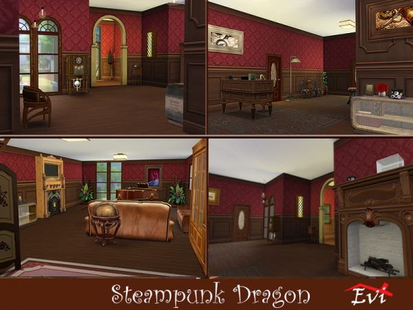  The Sims Resource: Steampunk Dragon by evi
