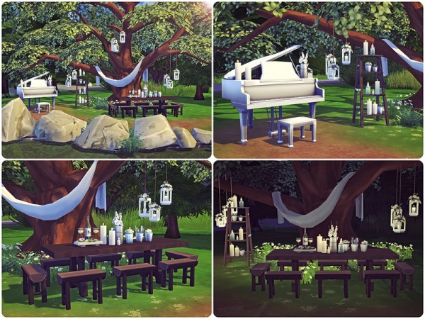  The Sims Resource: Romantic Lake   Wedding Venue by Sooky