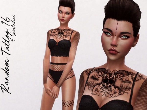  The Sims Resource: Random Tattoo 16 by Reevaly