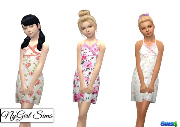  NY Girl Sims: Asymmetrical Ruffle Sundress