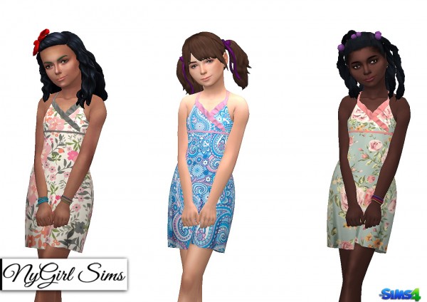 NY Girl Sims: Asymmetrical Ruffle Sundress