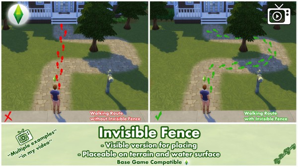  Mod The Sims: Invisible Fence by Bakie