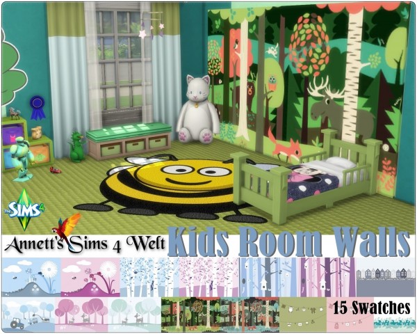  Annett`s Sims 4 Welt: Kids Room Walls