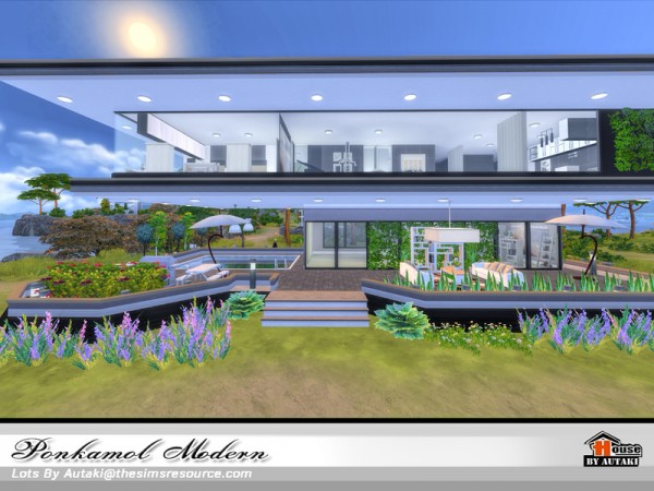  The Sims Resource: Ponkamol Beach house by Autaki