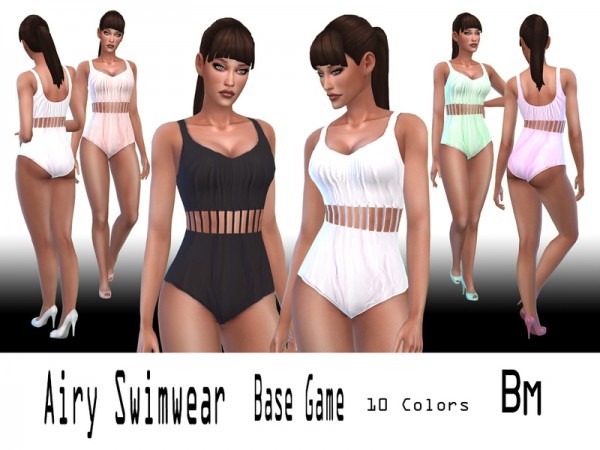  The Sims Resource: Airy Swimwear by Bree miles