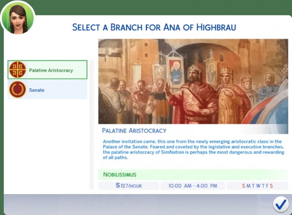  Mod The Sims: Neo Roman Byzantine Administration Career by andrefortes