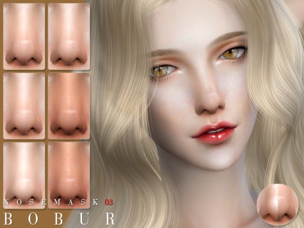  The Sims Resource: Nose 03 by Bobur