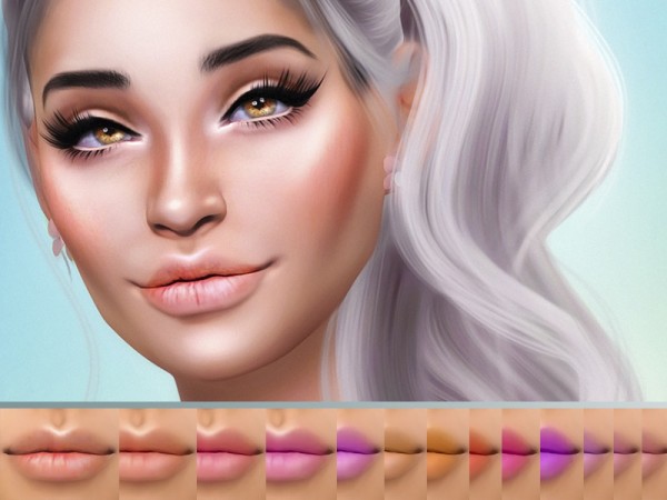  The Sims Resource: Gaia Lipstick by KatVerseCC