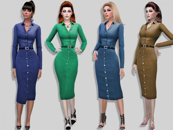  The Sims Resource: Tamara dress by Simalicious