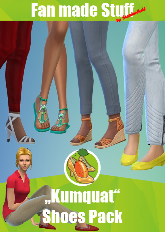  Simsworkshop: Kumquats   Shoe Pack by Standardheld