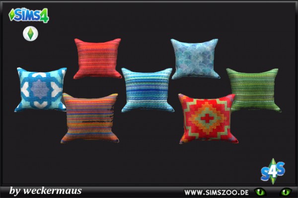 Blackys Sims 4 Zoo: Decoration Fun pillows by weckermaus