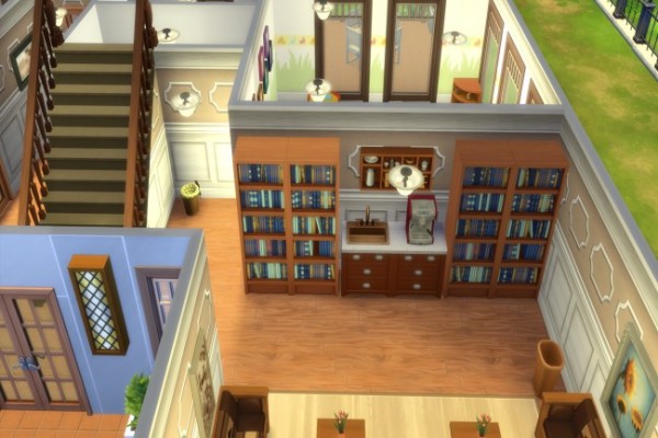  Blackys Sims 4 Zoo: Library by nordine