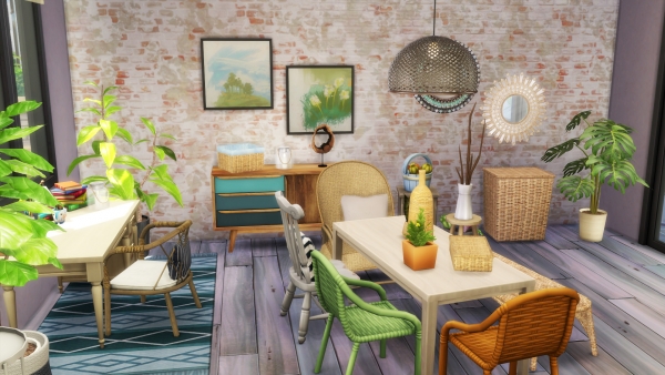  Sims Artists: The comeback of rattan
