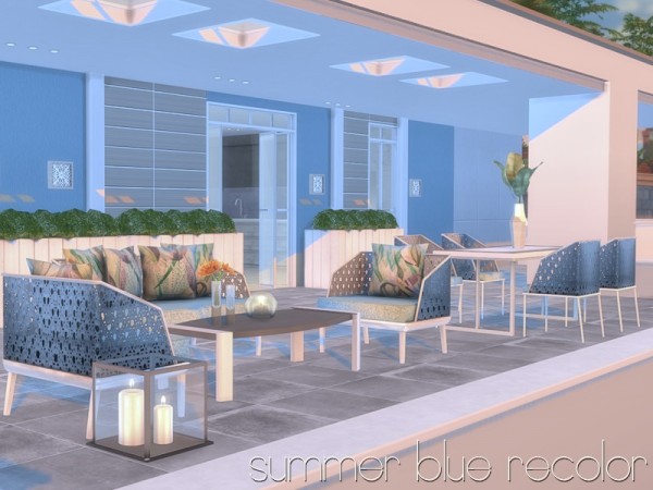  The Sims Resource: Rasta Outdoor Set by Nikadema