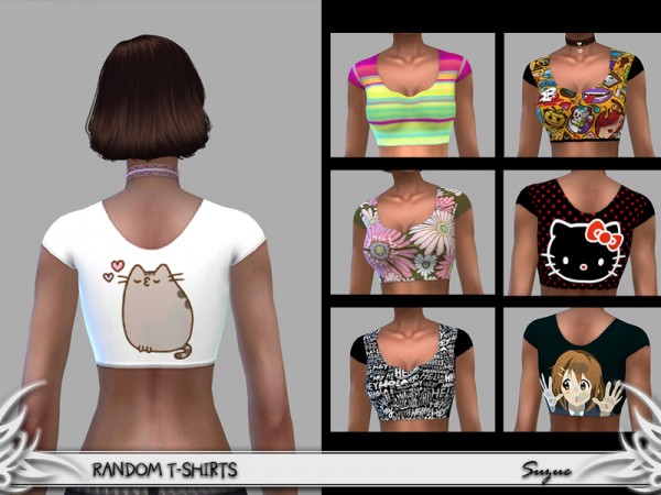  The Sims Resource: Random T Shirts by Suzue