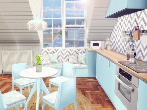  The Sims Resource: Pastel Kitchen by Sooky