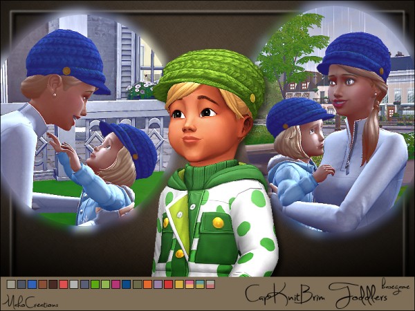  The Sims Resource: Capknit Brim by MahoCreations