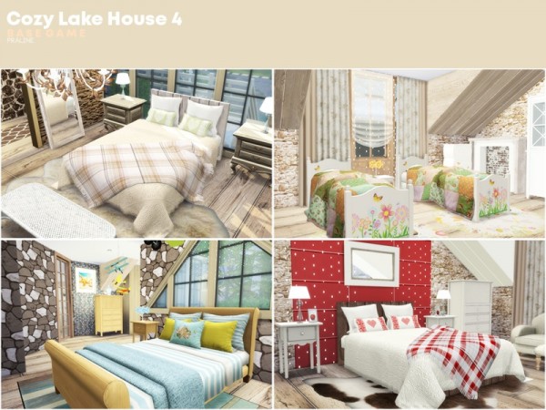  The Sims Resource: Cozy Lake House 4 by Pralinesims