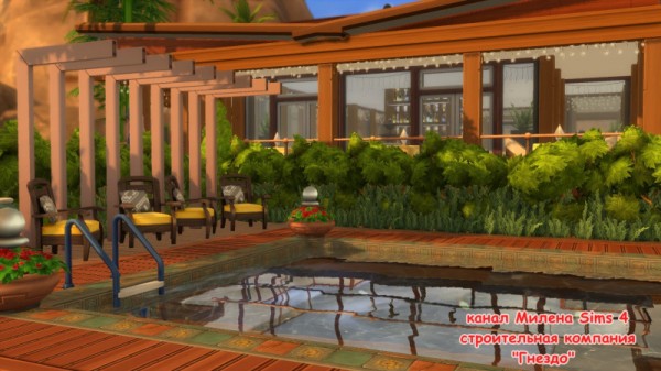  Sims 3 by Mulena: Cocktail bar Warm valley