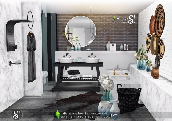  SIMcredible Designs: Mix it bathroom
