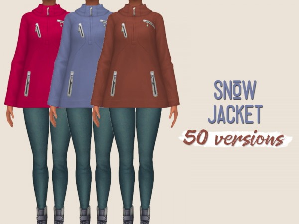  Simsworkshop: Snow Jacket by midnightskysims