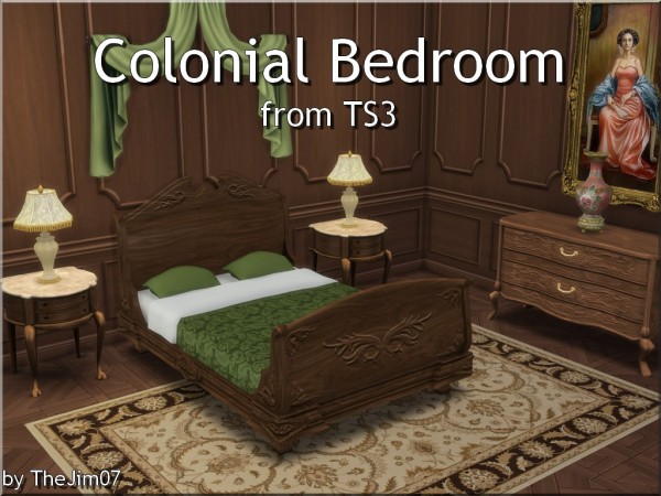  Mod The Sims: Colonial Bedroom by TheJim07
