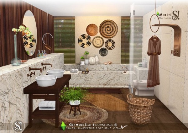  SIMcredible Designs: Mix it bathroom