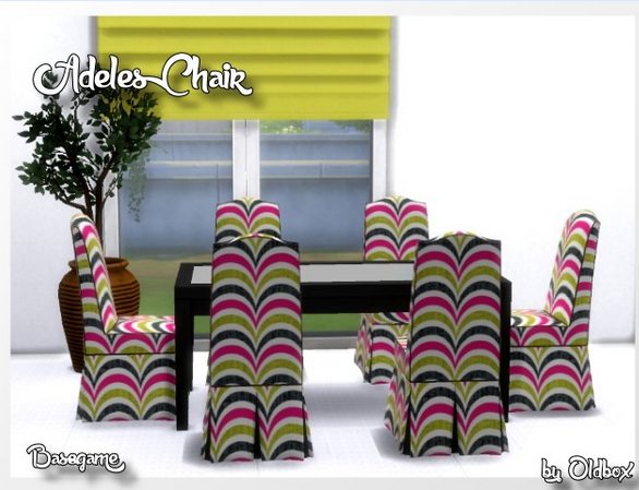  All4Sims: Adeles Chair by Oldbox