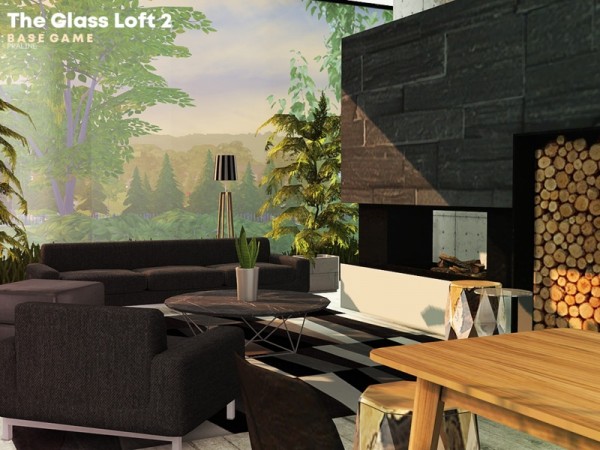  The Sims Resource: The Glass Loft 2 by Pralinesims