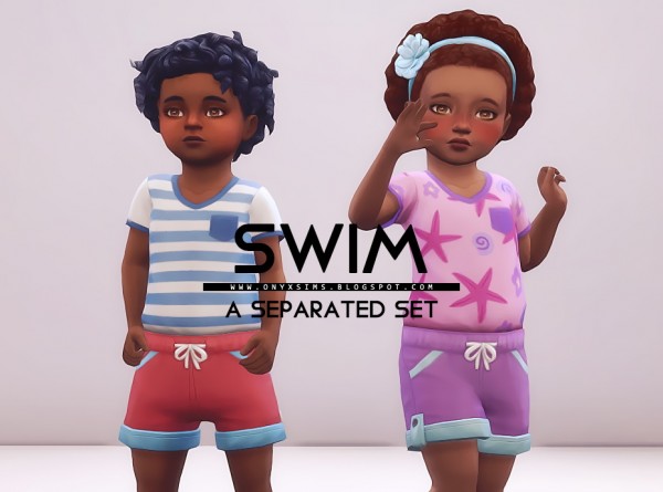 Onyx Sims: Swim Separated Set