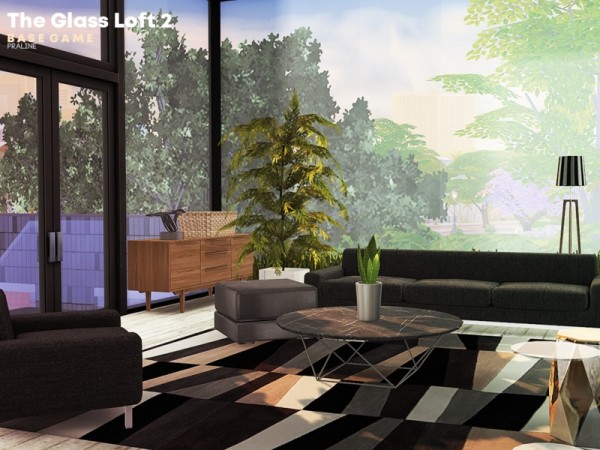  The Sims Resource: The Glass Loft 2 by Pralinesims