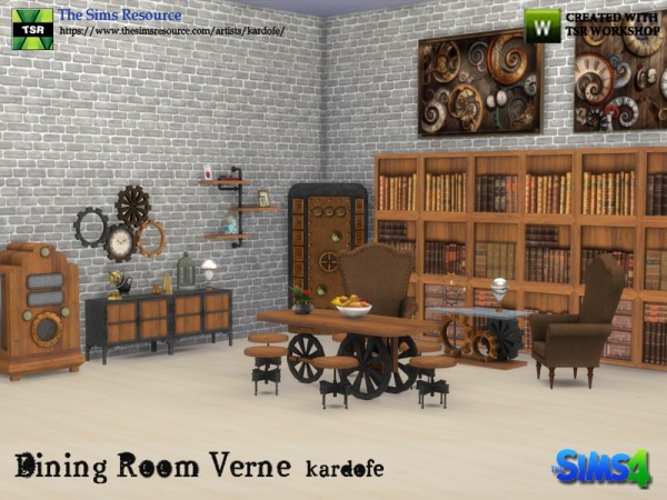  The Sims Resource: Diningroom Verne by Kardofe