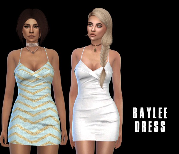  Leo 4 Sims: Baylee dress recolored