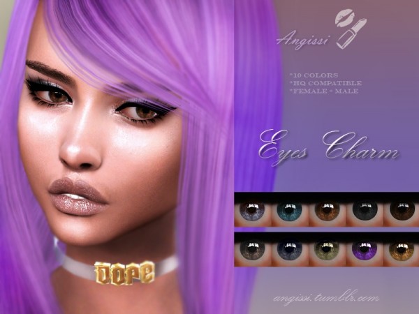  The Sims Resource: Eyes charm by ANGISSI