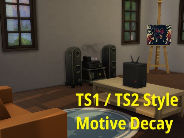  Mod The Sims: Motive Decay Mod  by paessi