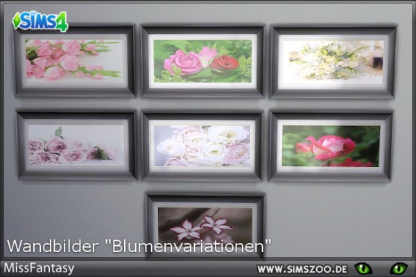  Blackys Sims 4 Zoo: Flower variations pictures by MissFantasy