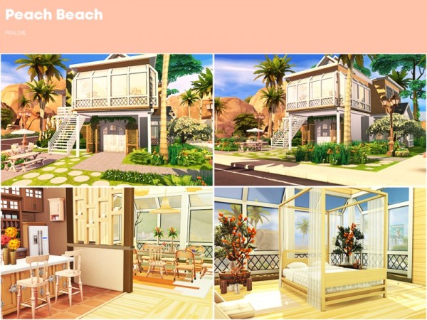  The Sims Resource: Peach Beach by Pralinesims