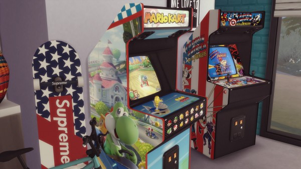  Mod The Sims: Two arcade cabinets decor by Pumpk1in