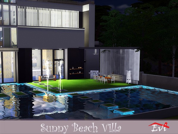  The Sims Resource: Sunny Beach Villa by evi