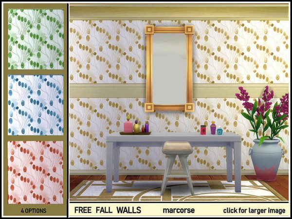  The Sims Resource: Free Fall Walls by marcorse