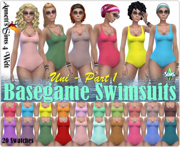 Annett`s Sims 4 Welt: Swimsuits Uni   Part 1
