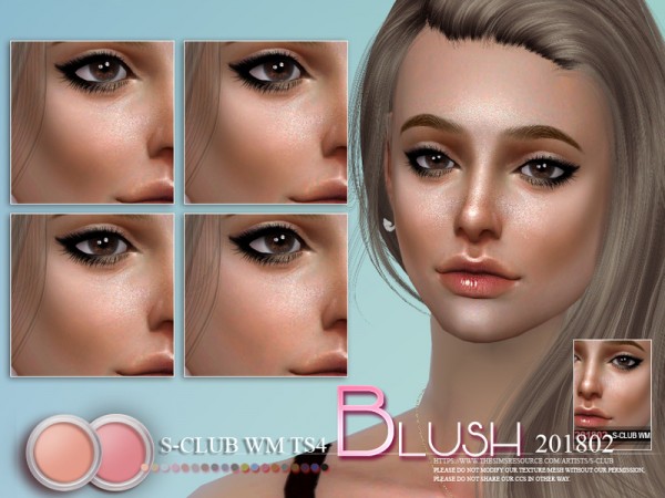  The Sims Resource: Blush 201802 by S club